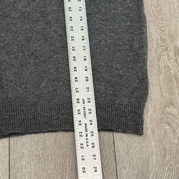 Pendleton Sweater Vest Mens Medium Virgin Lambswool Sleeveless Grey Casual - Picture 4 of 7